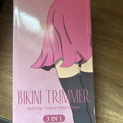 3 in 1 Painless Electric Razors for Women, Rechargeable Pubic Hair Trimmer Electric Shaver for Legs Body Facial Hair, IPX7 Waterproof, Ceramic Blade, 