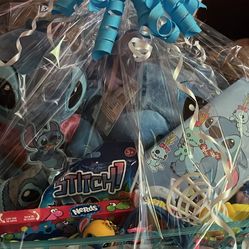Large stitch gift basket