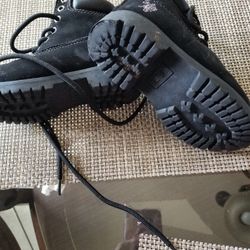 Kids black boots, U.S.P.A.