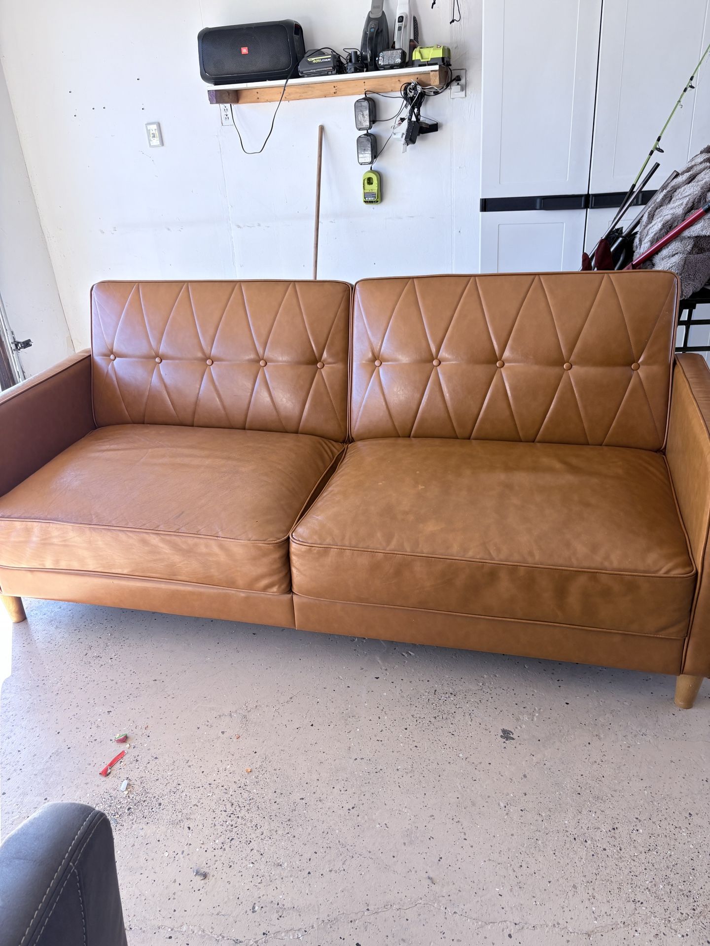 Leather Sofa Bed
