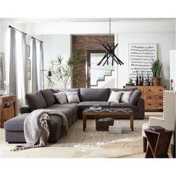 Brand New Charcoal Sectional