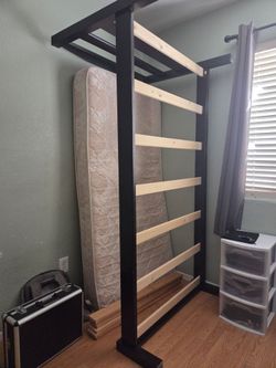 Twin Bed Frame with Matress