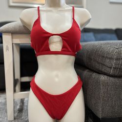 Bikini, Red, Small