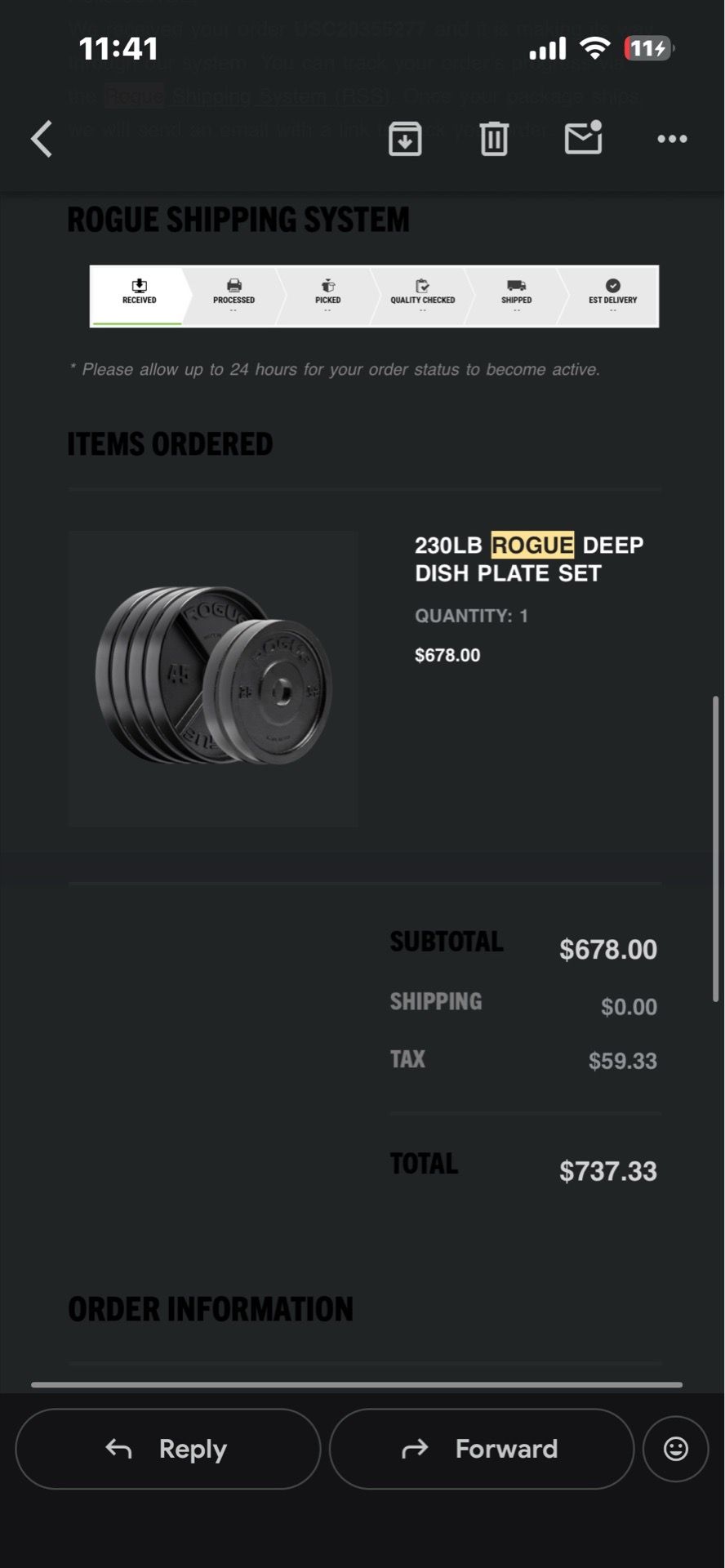 Rogue iron deep dish plates