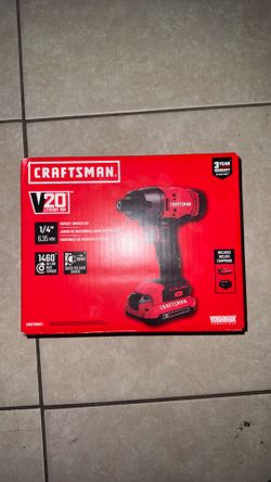 CRAFTSMAN V20 1/4 in. Impact Driver Kit (Battery & Charger)