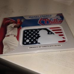 2017 Topps Independence Day Patch Maikel Franco