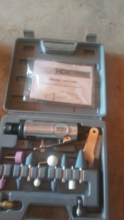 HDX air grainder w/accs