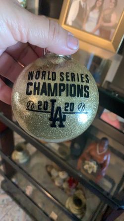 Christmas Ornament is World Series Champions Dodgers