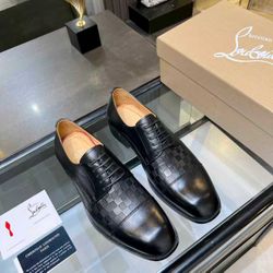Christian Louboutin Men’s Leather Shoes With Box 2026 New 