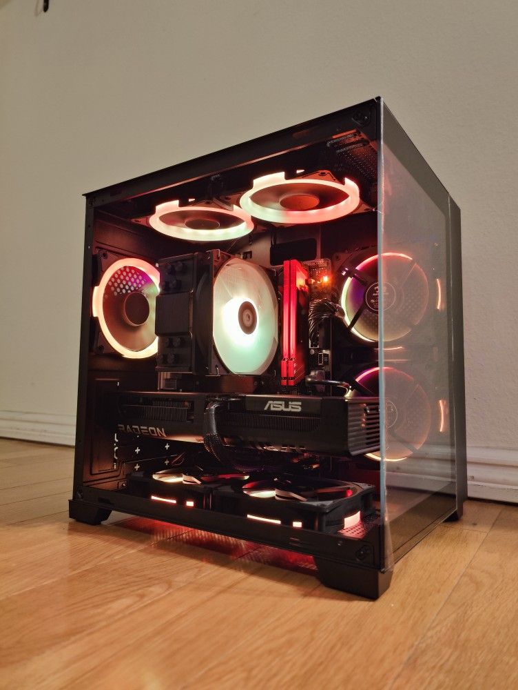 Stunning AMD Gaming PC: Ryzen 5 7600 + RX 9060 XT 16GB + 32GB DDR5