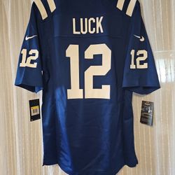 Indianapolis Colts Replica NFL Jersey Future Hall of Fame Quarterback Andrew Luck #12