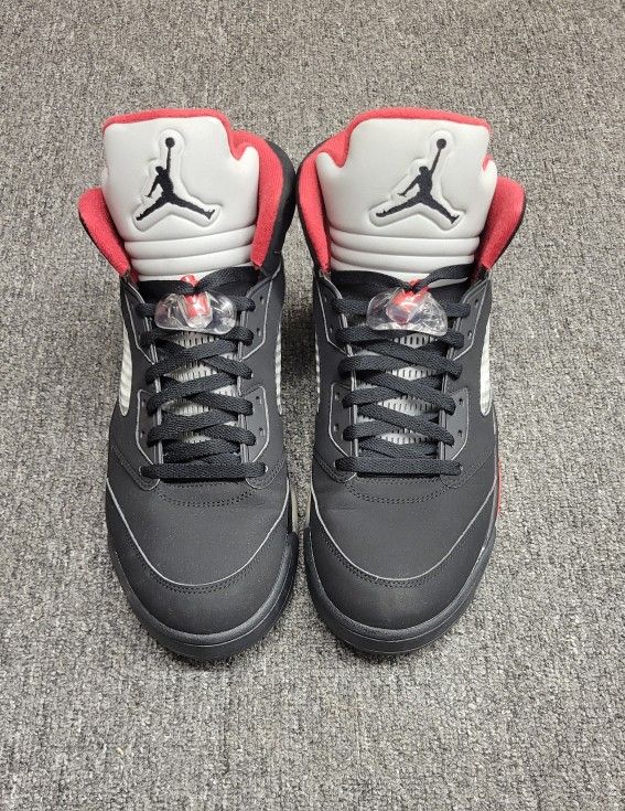 Nike Air Jordan 5 Retro x Supreme Black 2015 Size 13