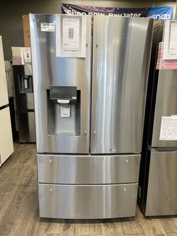 LG French Door Refrigerator With Double Freezer Drawers Take It Home In Payments Read Description