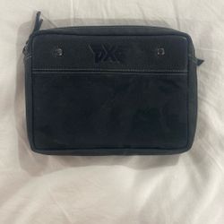 Black Leather PXG Organizer Pouch. New