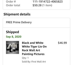 4 Piece Tiger Wall Art