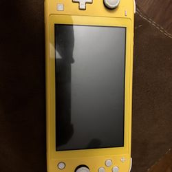 Yellow Nintendo Lite Switch