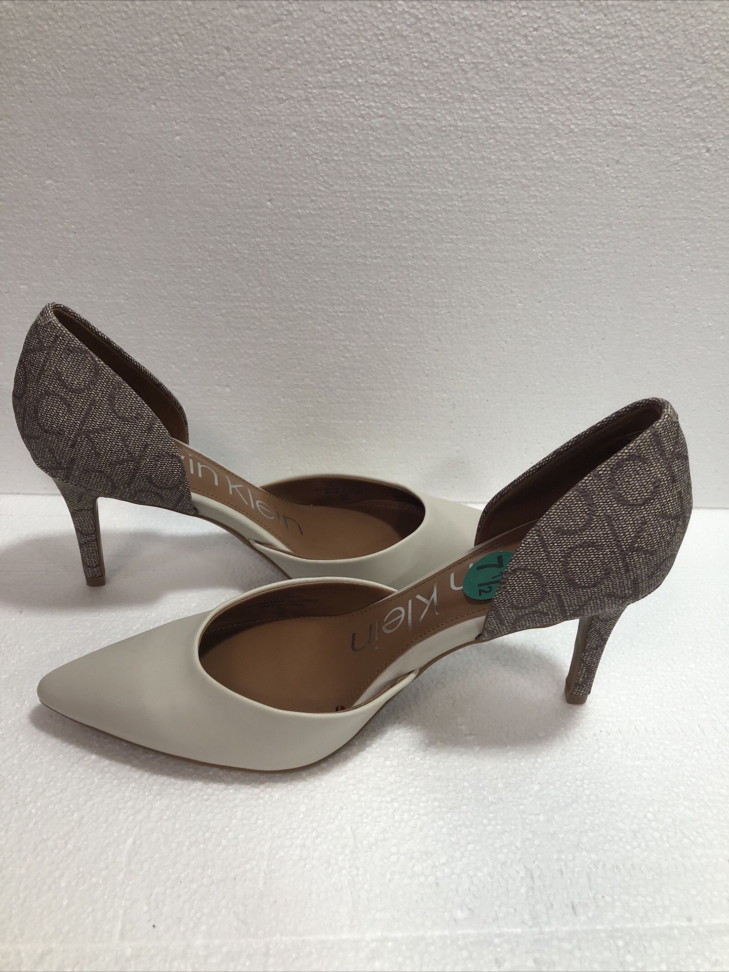 Calvin Klein Two-Tone Cream and Brown 