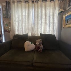 Cute Dark Forest Green Couch