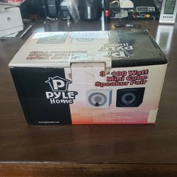 Pyle home 3" 100 watt mini cube speaker pair