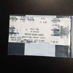 Billy Joel Concert Ticket
