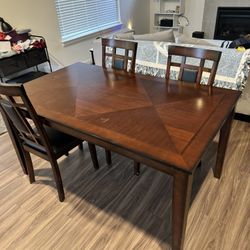 Macy’s Wooden Dining Set