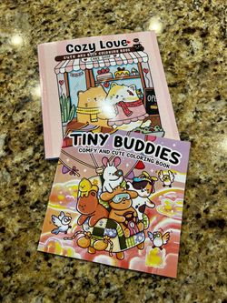 2 brand new coloring books $5