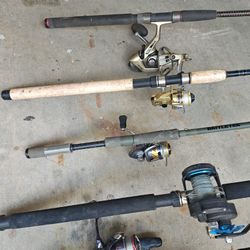 All Fishing Rods N Reels 300$ 
