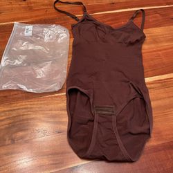 new women’s size small brown bodysuit 