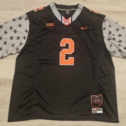 The Ohio State Buckeyes Official NCAA Men's 5x  Emeka Egbuka Stitched Jersey 