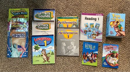 ABEKA grade 1 teachers key and readers