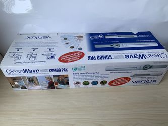 Verilux CleanWave UVC Ultraviolet Light Sanitizing Wand Travel Combo Pack.