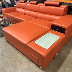 Orange Sectional 
