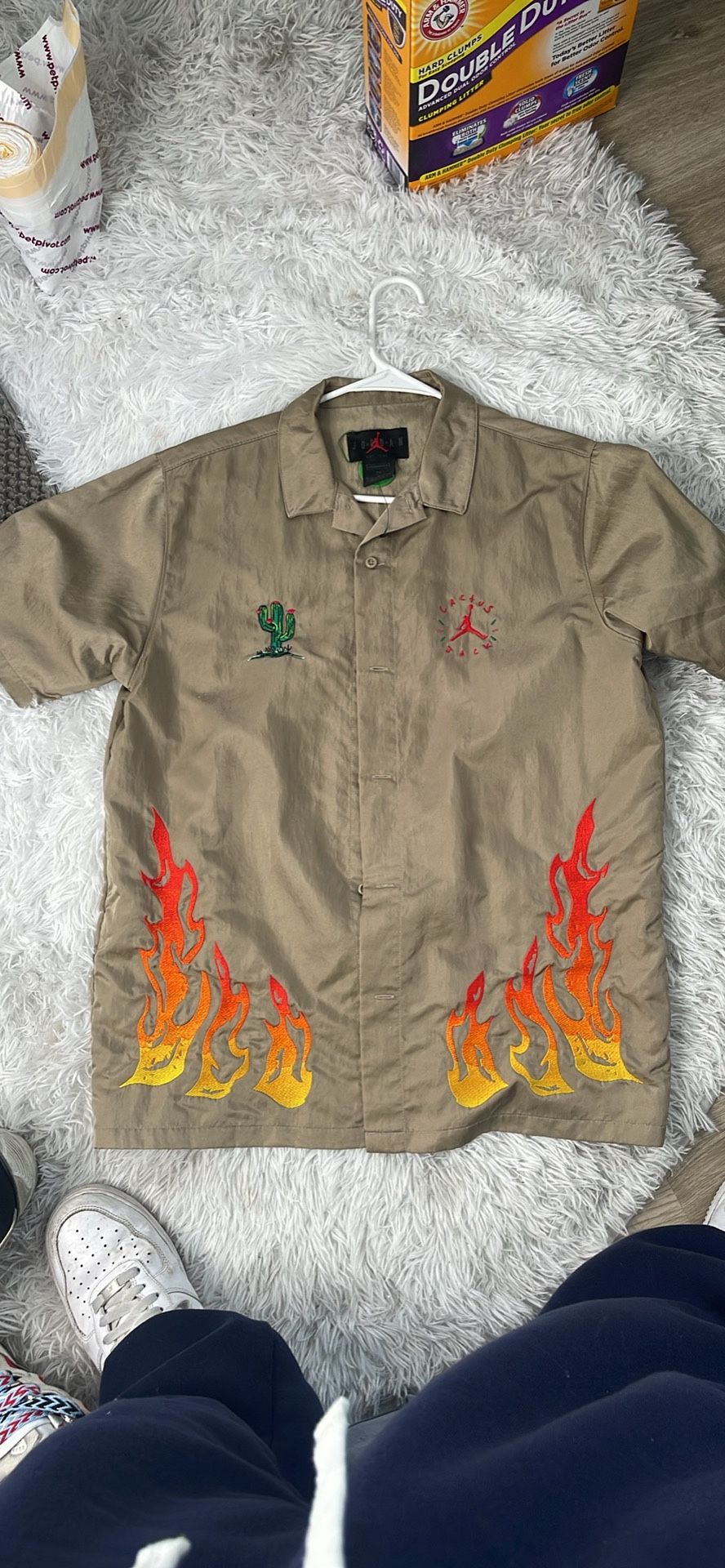 Cactus jack X Jordan shirt