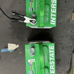 2 Interstate Deep Cycle Batteries
