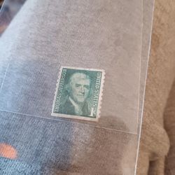 Thompson Jefferson 1 Cent Stamp  1968