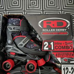 Roller Derby 2 in 1 Combo Size 12-2Kids