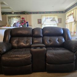 Leather Sectional Couch Chair - Gallery Furniture 