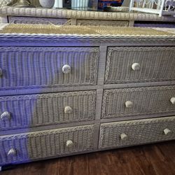 Wicker Bedroom Set
