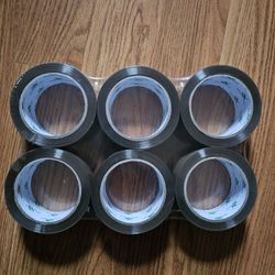 Brown Packing Tape Refills, Heavy Duty 6Rolls for Packaging, Shipping and Moving, 2.4Mil 1.88 Inch x 60 Yard