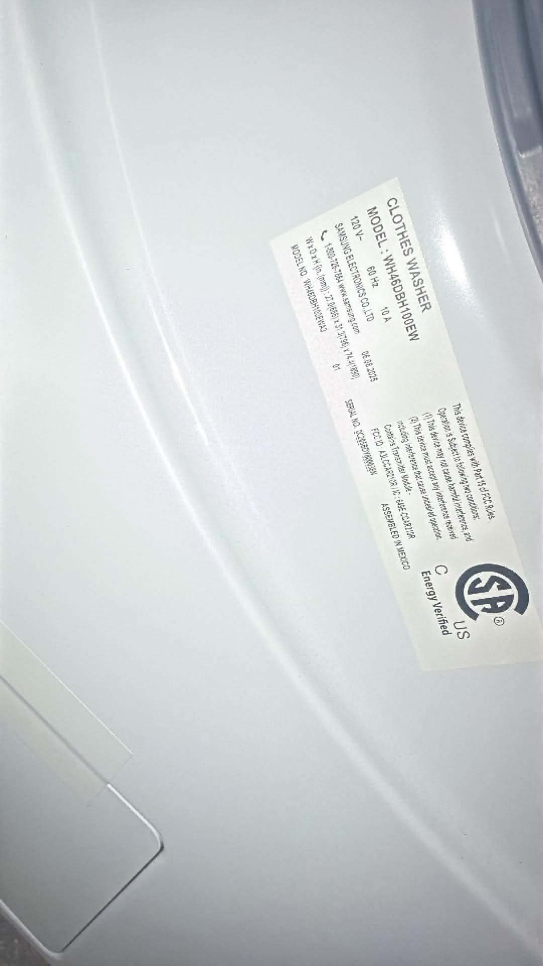 Samsung Stacking Dryer Washing