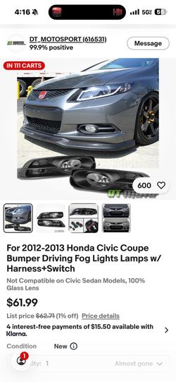 Honda Fog Lights