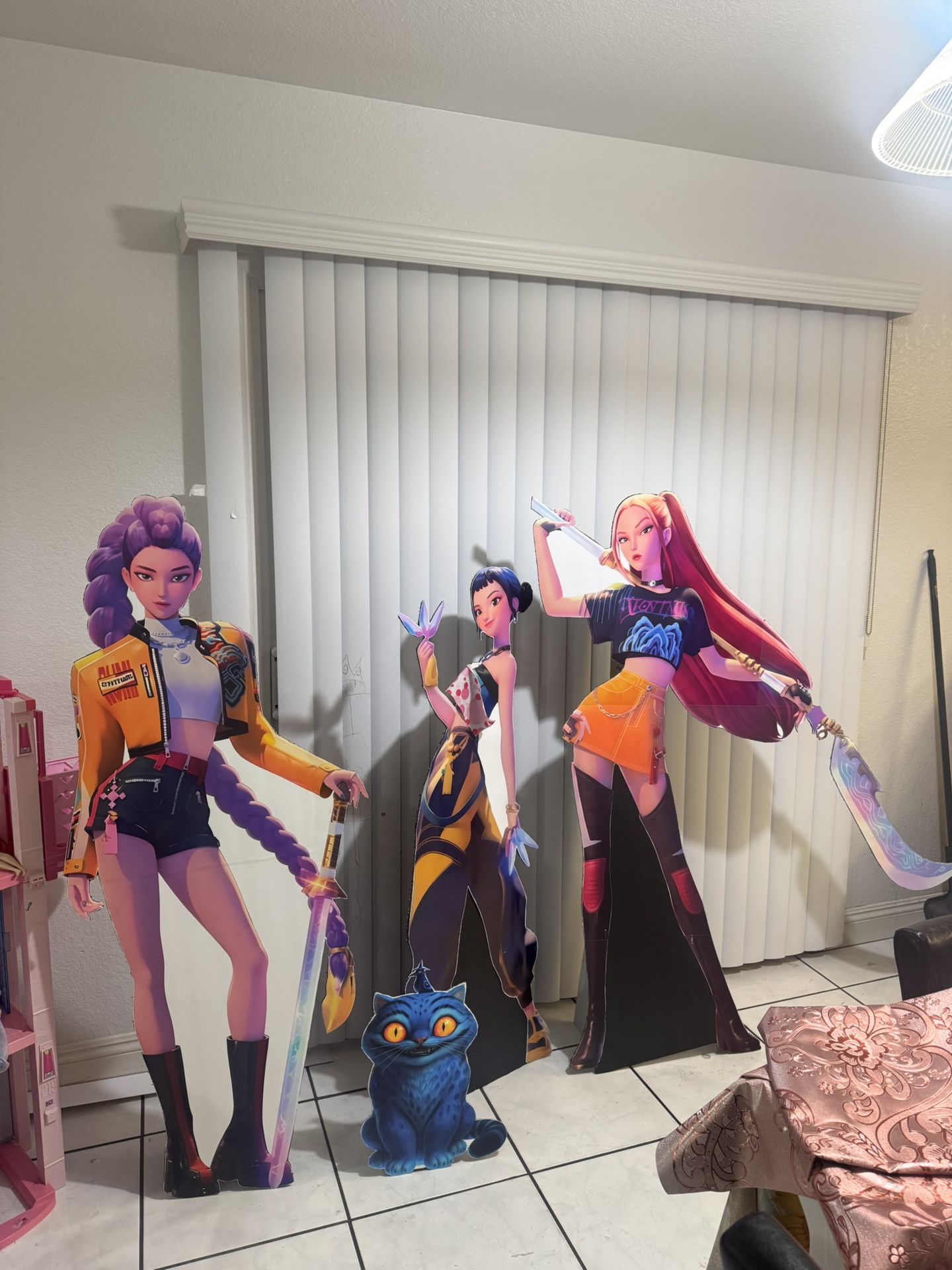 RUMI, ZOEY, & MIRA K-pop Demon Hunters Cutouts