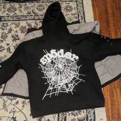Og Black Sp5der Hoodie For Sale
