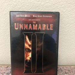 DVD: H.P. Lovecraft’s- The Unnamable 2 