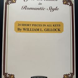 Piano Book (“Lyrical Preludes In Romantic Style”)