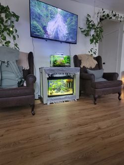 Two Wingback Chairs For Sale