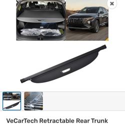 Retractable SUV Cargo Shade Compatible with 2026 2025 2024 2023 2022 hyundai TUCSON Rear Trunk Luggage