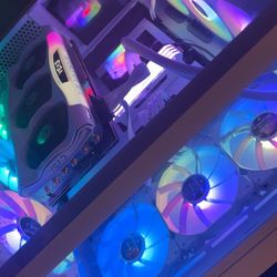 Custom White Gaming PC – RTX 3070 FTW3 Ultra + i5-13600KF | Clean RGB Build