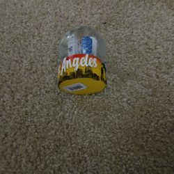 Los Angeles Snow Globe Souvenir 