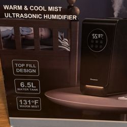 NIB Humidifier By Elecameier Warm/cool And Ultrasonic